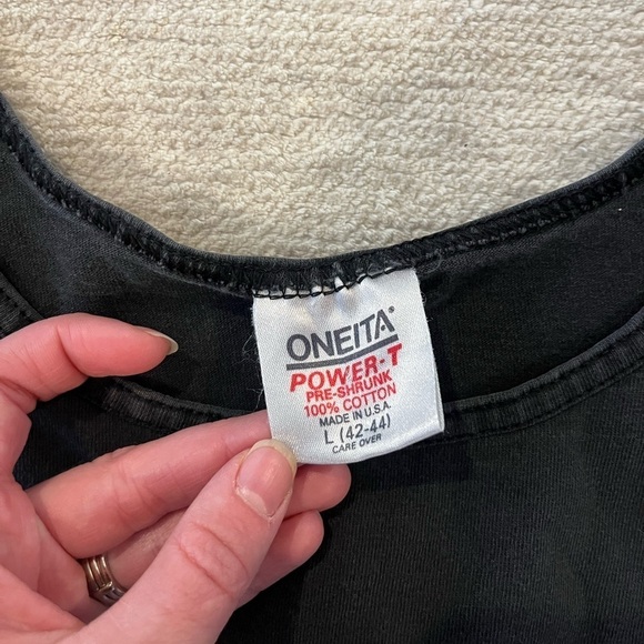 Vintage Oneita Power T Denver Bro Tank Top Size Large - Picture 4 of 5